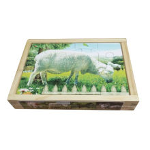 Educational Wooden Puzzle Box 4 in 1 Wooden Toys